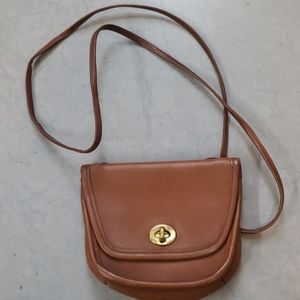 Crossbody Coach leather purse